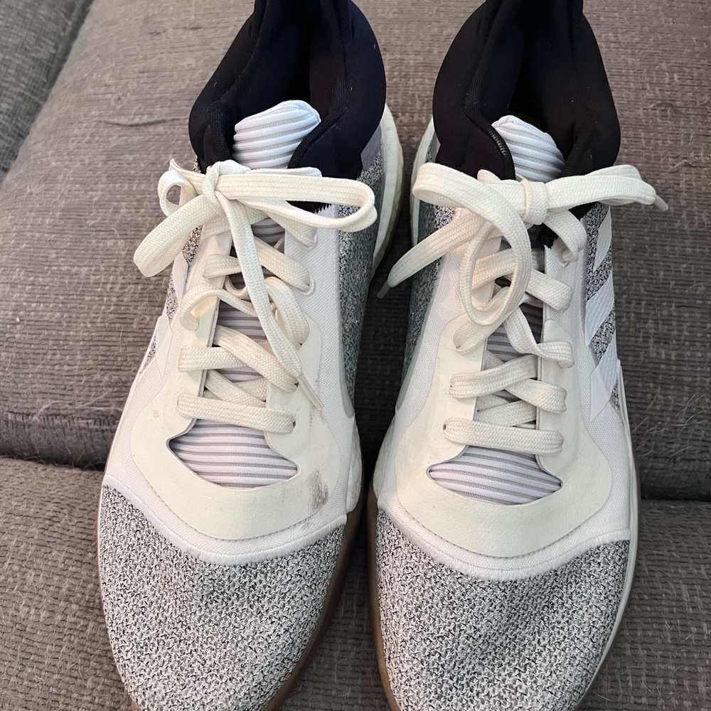 adidas White and Black Athletic Shoes